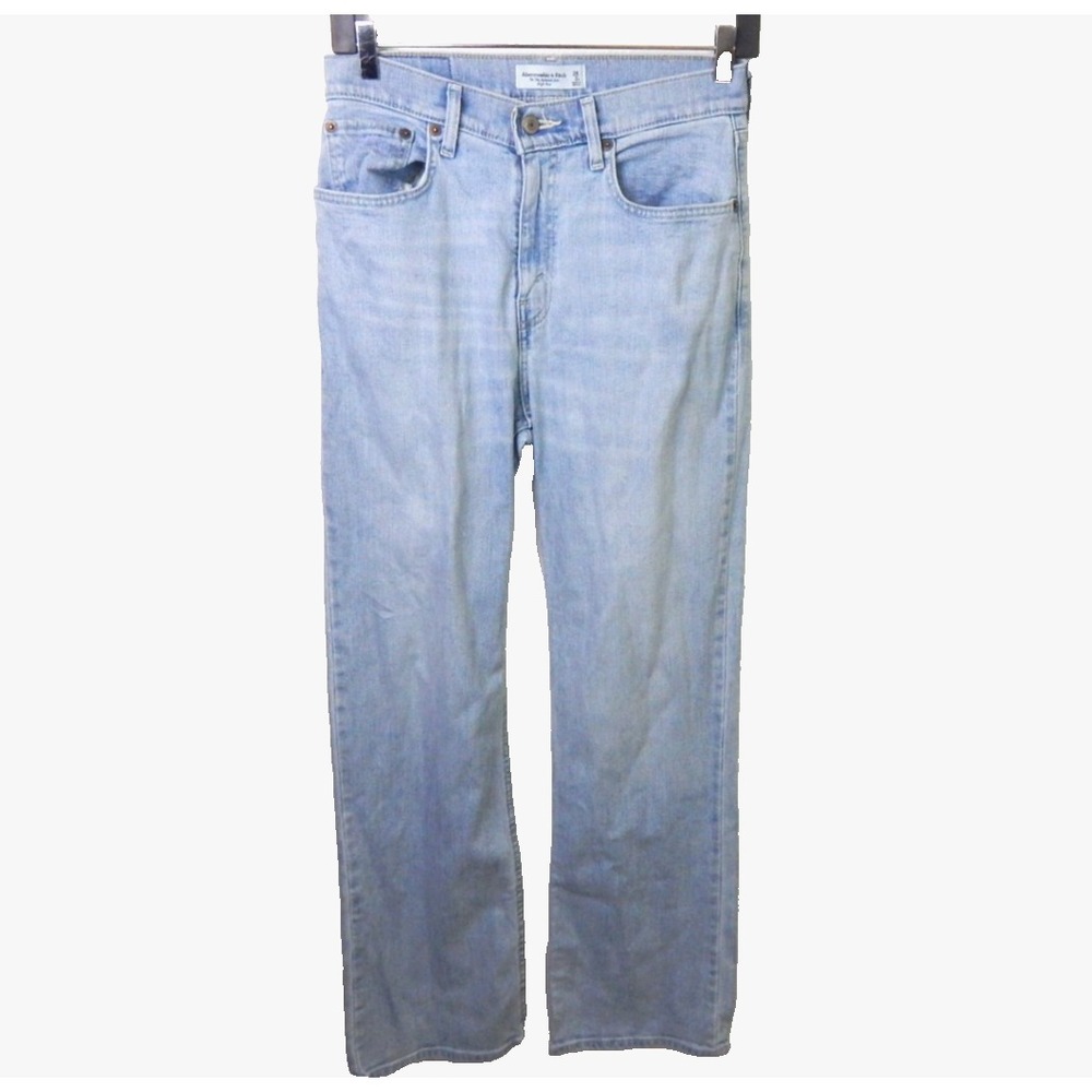 Abercrombie & Fitch Jeans 90's Relaxed High Rise Curve Love Light Wash